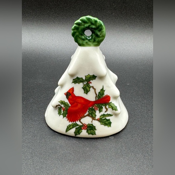 Lefton Exclusives Japan #01205 Christmas Cardinal Bell Vintage Holiday - Picture 1 of 5